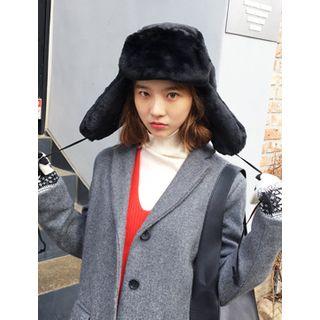 Faux-fur Trapper Hat