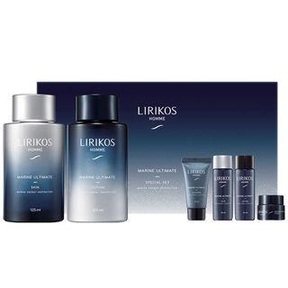 Lirikos - Homme Marine Ultimate Set: Skin 125ml + 25ml + Lotion 125ml + 25ml + Cream 5ml + Cleanser 15ml 6pcs