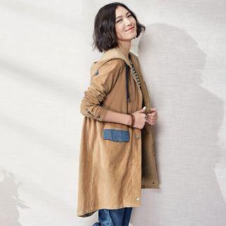 Hooded Corduroy Jacket