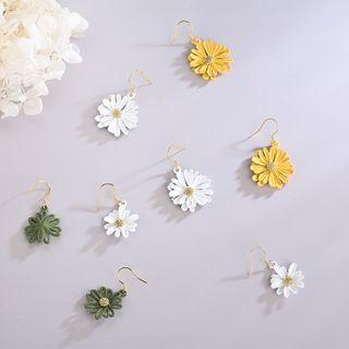 925 Sterling Silver Daisy Drop Earring