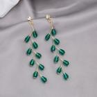 Faux Crystal Dangle Earring 1 Pair - E3294 - As Shown In Figure - One Size