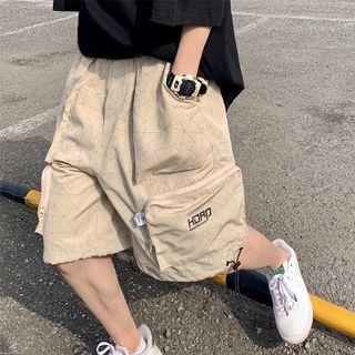 Drawstring Pattern Shorts