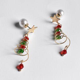 Beaded Earring Earring 1 Pair - S925 Silver - One Size