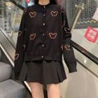 Butterfly Cardigan Black - One Size