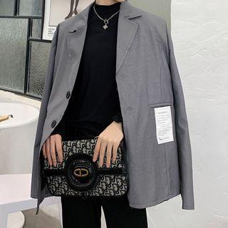 Letter Tag Blazer
