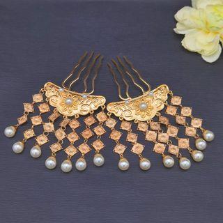 Faux Pearl Hair Stick / Set