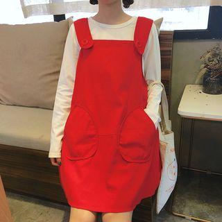 Ruffle-sleeve T-shirt / Long-sleeve T-shirt / Jumper Dress