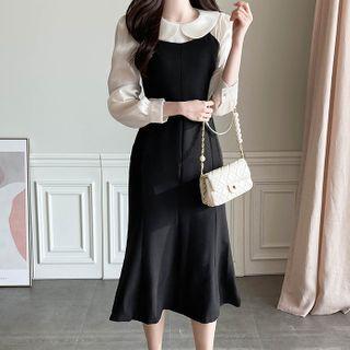 Midi Overall Mermaid Dress