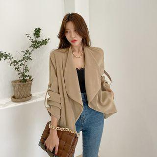Tab-sleeve Wide-lapel Jacket