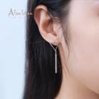 925 Sliver Triangle Earrings