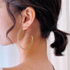 Layered Hoop Earring 1 Pair - One Size