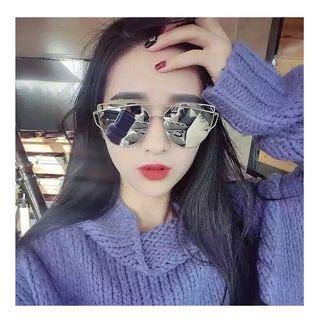 Double Bridge Cat-eye Sunglasses