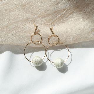 Geometric Wooden Dangle Earring (various Designs)