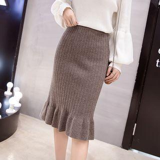 Mermaid Pencil Knit Skirt