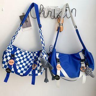 Messenger Bag / Badge / Bag Charm / Set