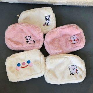 Cartoon Fleece Pouch