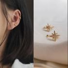 Star Ear Cuff 1 Pc - Gold - One Size