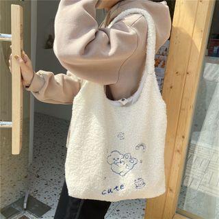 Rabbit Embroidered Tote Bag
