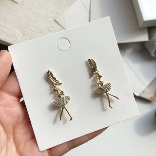 Ballet Dancer Drop Earring 1 Pair - As Shown In Figure - One Size