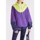 Workout Color-block Anorak Hoodie