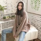 Hooded Loose-fit Sweater