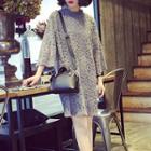 3/4-sleeve Bell-sleeve Lace Dress