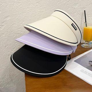 Label Applique Visor Hat