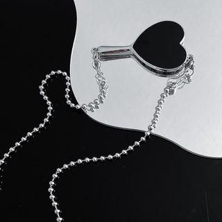 Heart Blazer Chain Silver - One Size