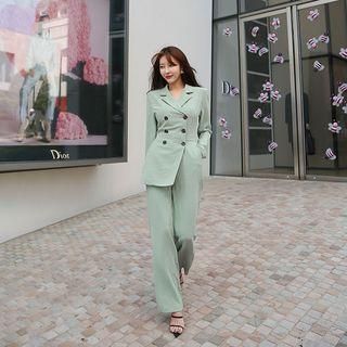 Double-breasted Blazer Jumpsuit