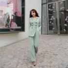 Double-breasted Blazer Jumpsuit