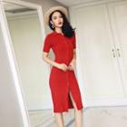 Short-sleeved Shirtdress