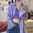 Layered Shirt Light Purple - One Size