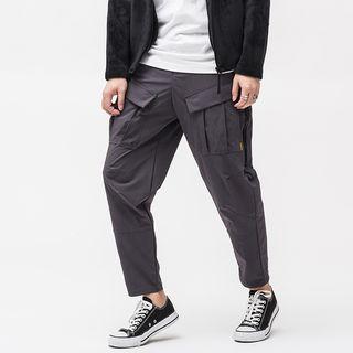 Multi-pocket Slim-fit Casual Pants