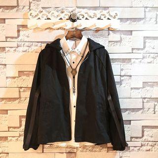 Lace-up Hooded Jacket