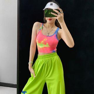 Tie-dyed Crop Tank Top