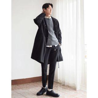 Stand-collar Long Parka