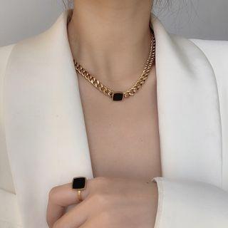 Titanium Steel Thick Chain Necklace