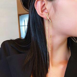 Fringed Stud Earring