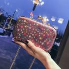 Sequined Box Clutch