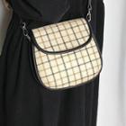 Plaid Crossbody Bag As Shown In Figure - One Size