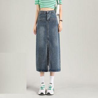 Denim Midi Skirt (various Designs)