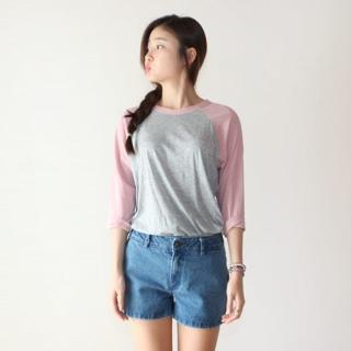 3/4-sleeve Raglan T-shirt