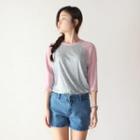 3/4-sleeve Raglan T-shirt