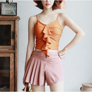 Set: Ruffled Bikini + Swim Skort