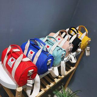 Heart Applique Duffel Bag