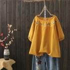 Bear Embroidery T-shirt