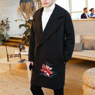 Lotus Embroidered Coat