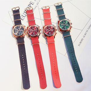 Retro Nylon Strap Watch