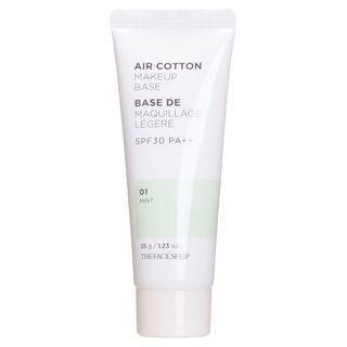 The Face Shop - Air Cotton Makeup Base Spf30 Pa++ (2 Colors) #01 Mint