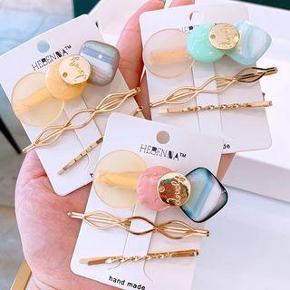 Set Of 3: Hair Clips